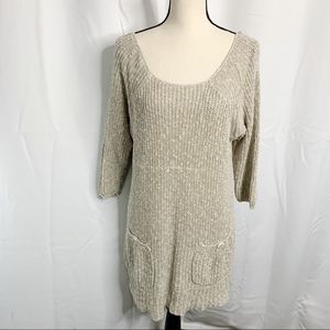Free People Sweaters - Free People M Knit Pocket Back Button Sweater Free People Sweaters - Free People M Knit Pocket Back Button Sweater